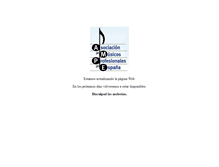 Tablet Screenshot of ampemusicos.com